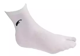 Two-Toe Bamboo Sock - Black / White