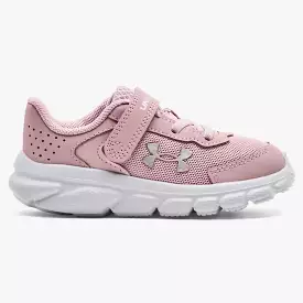 Under Armour Prime Pink/Flamingo/Metallic Silver Assert 9 Toddler Sneaker