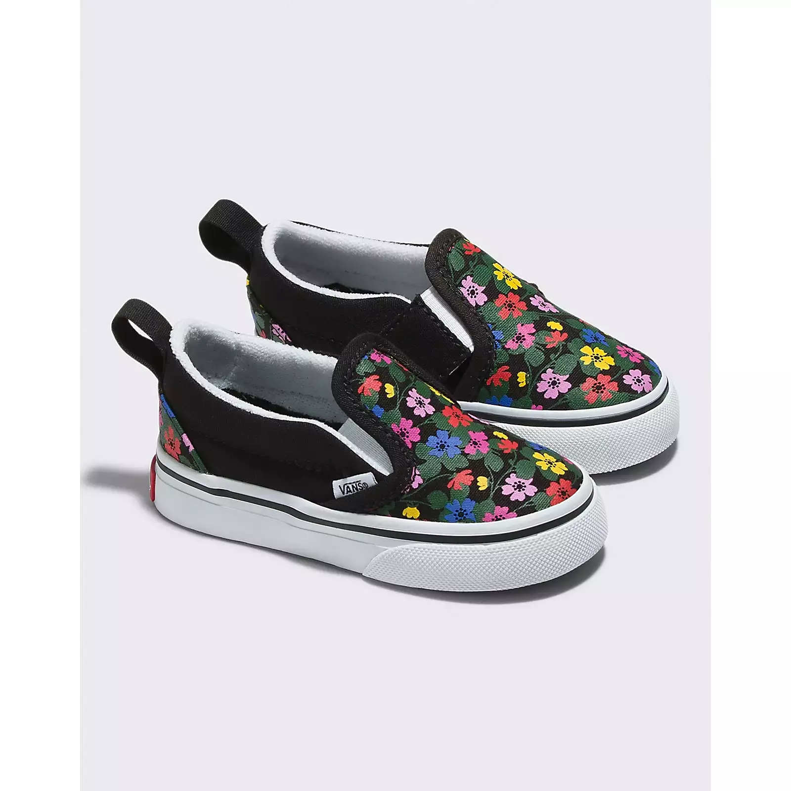 VANS Floral Classic Slip-On Toddler Sneaker