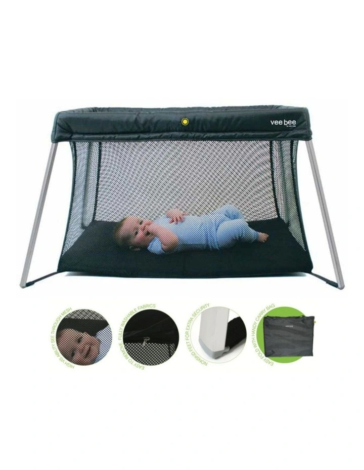 Vee Bee Amado Newborn/Baby Portacot Travel/Foldable/Portable Cot/Bed/Mattress