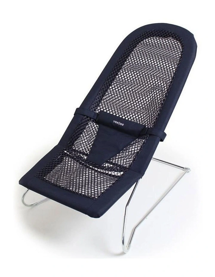 Vee Bee Serenity Navy Infant Baby Bouncer Chair/Seat/Bouncing/Rocking/Newborn