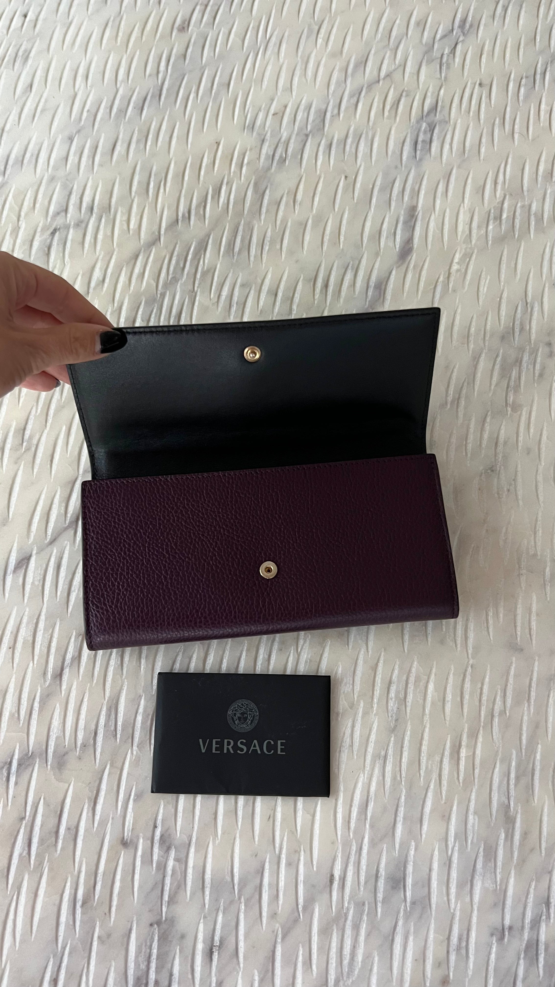 Versace Medusa Continental Long Wallet