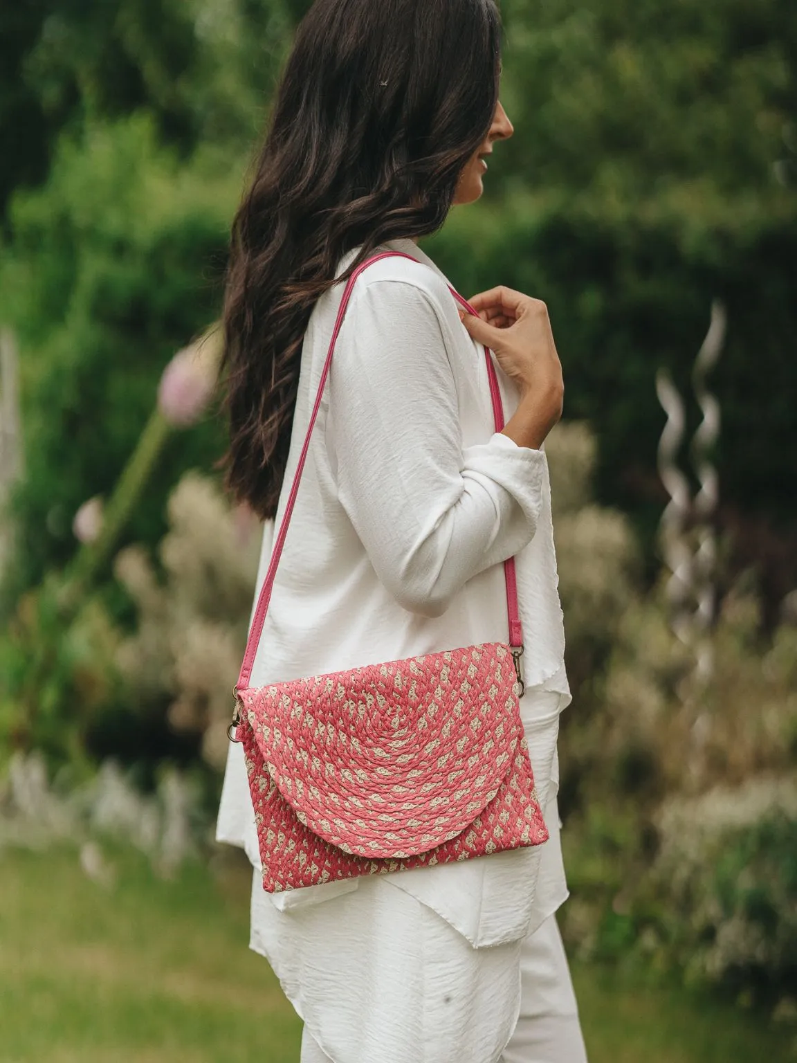 Vibrant Metallic Plait Bag