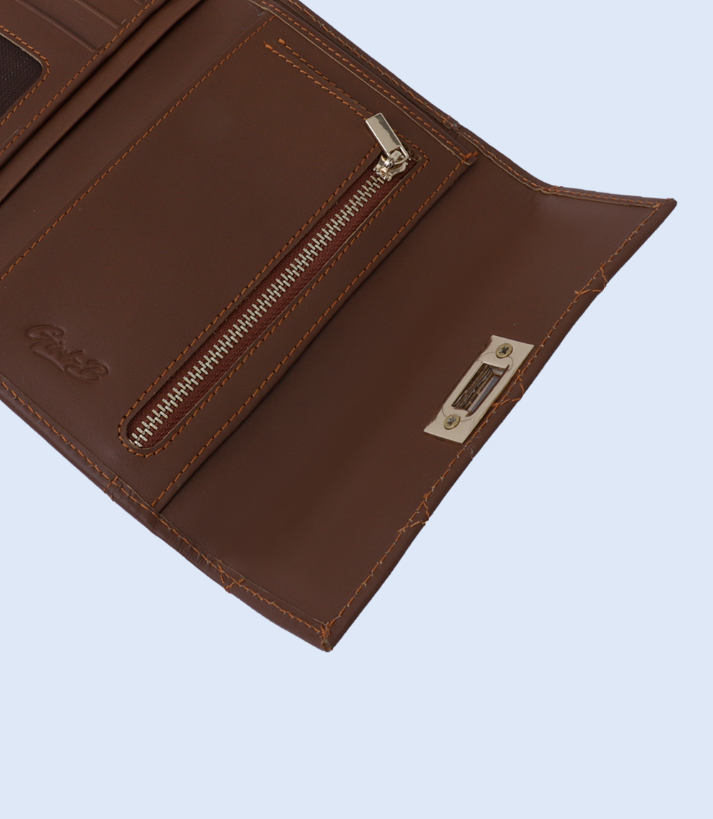 WB2227-TAN-Women Wallet