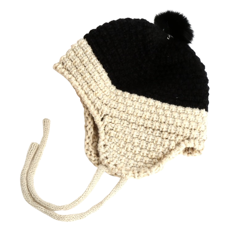 Winter Earflaps Sweater Hats Beanies Unisex Infant Toddler Cute Knitted Accessory Girls Boys Soft Warm