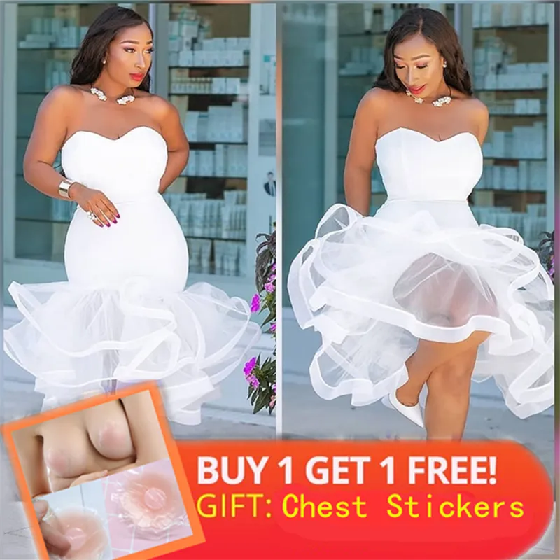 Women White Dress Wedding Off Shoulder Sexy