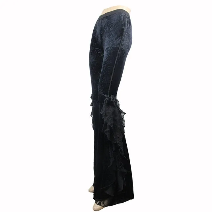 Women's Stylish Punk Flared Trousers