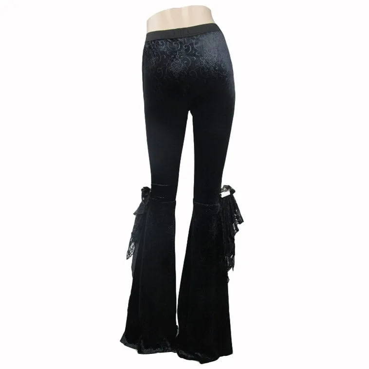 Women's Stylish Punk Flared Trousers