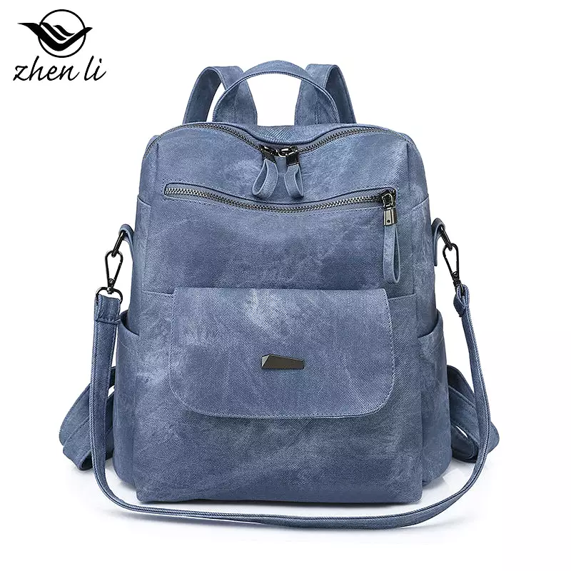 Women's stylish retro backpack