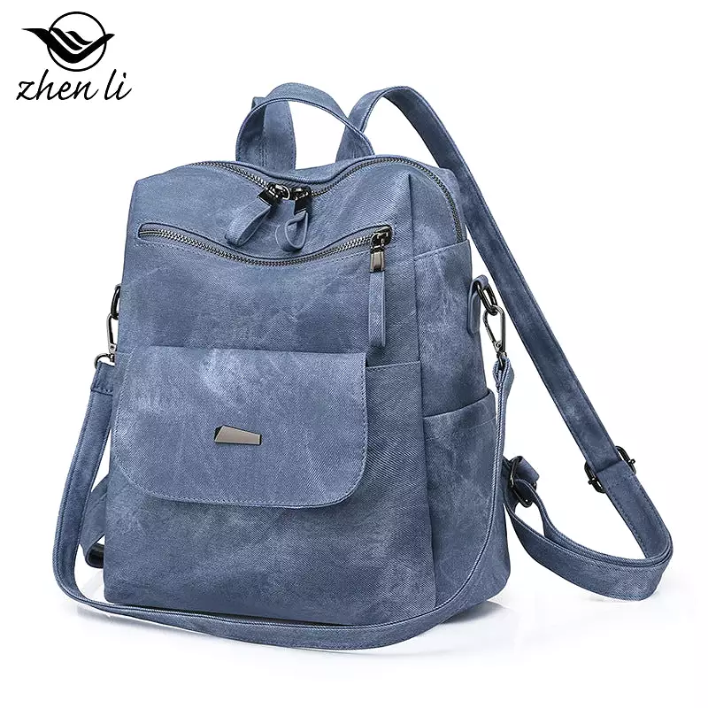 Women's stylish retro backpack