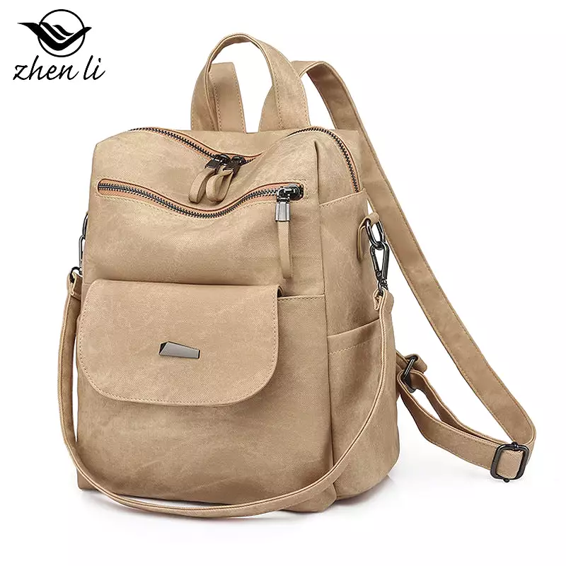 Women's stylish retro backpack