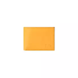 Yellow Saffiano Leather Wallet