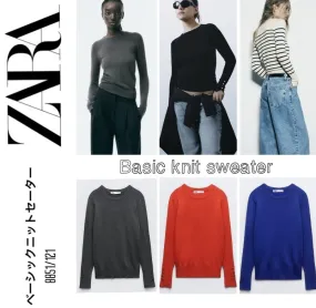 ZARA  |V-neck & Crew neck