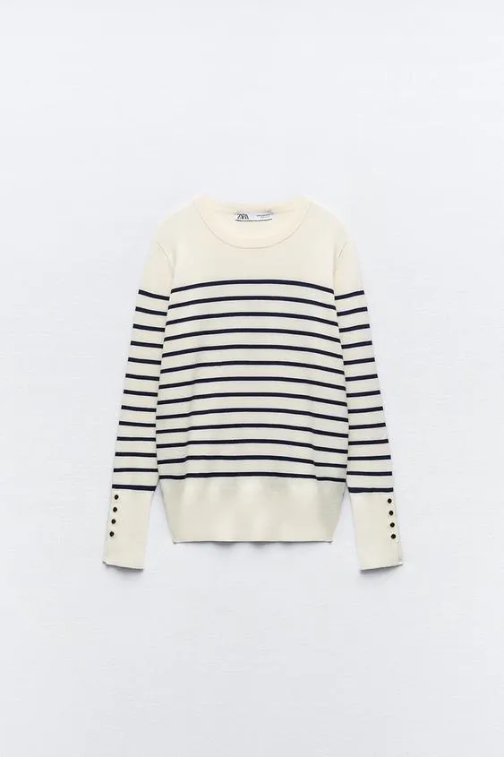 ZARA  |V-neck & Crew neck