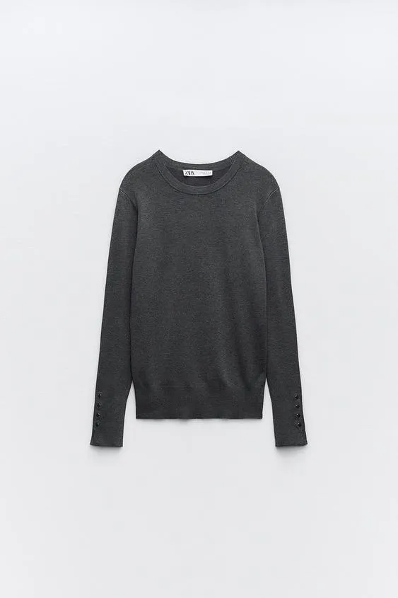 ZARA  |V-neck & Crew neck